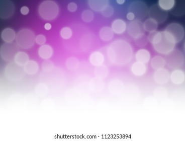 Dark Pink, Blue vector bokeh and colorful pattern. Creative illustration in halftone style with gradient. A completely new template for your design.