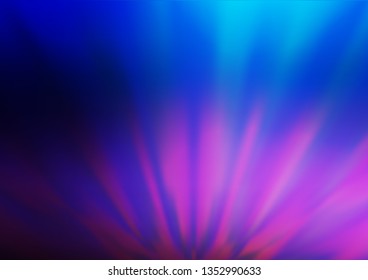 Dark Pink, Blue vector bokeh template. Shining colorful illustration in a Brand new style. A completely new design for your business.