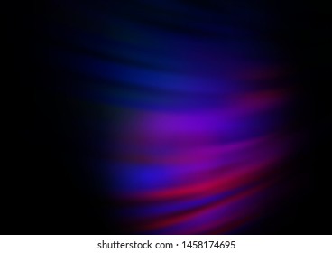 Dark Pink, Blue vector bokeh and colorful pattern. Colorful abstract illustration with gradient. A new texture for your design.