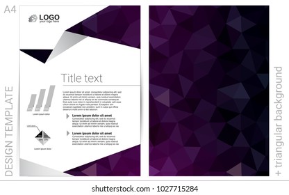 Dark Pink, Blue vector  brochure for ui, ux design. Web interface on abstract background with colorful gradient. Pattern for beautiful business cards, folders.