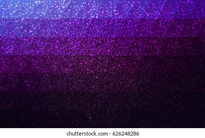 Dark Pink, Blue vector christmas postcard low polygon background. Illustration consisting of triangles. Abstract triangular polygonal origami or crystal design of New Year celebration.