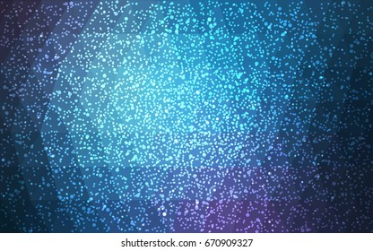 Dark Pink, Blue vector christmas postcard low polygon background. Illustration consisting of triangles. Abstract triangular polygonal origami or crystal design of New Year celebration.