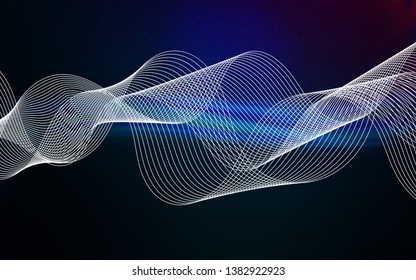 Dark Pink, Blue vector colorful abstract background. Colorful abstract illustration with gradient. The best blurred design for your business.