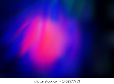 Dark Pink, Blue vector colorful blur backdrop. Creative illustration in halftone style with gradient. Elegant background for a brand book.