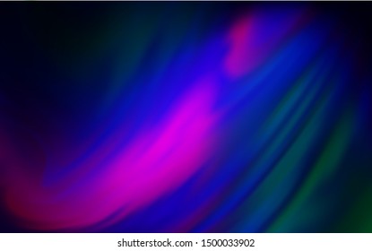 Dark Pink, Blue vector colorful blur backdrop. Creative illustration in halftone style with gradient. Smart design for your work.