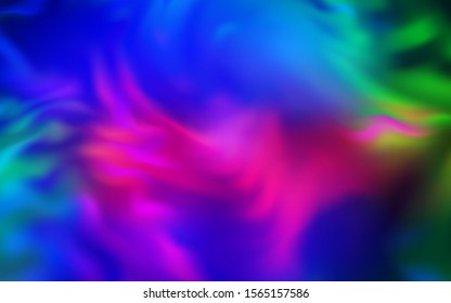 Dark Pink, Blue vector colorful blur backdrop. Glitter abstract illustration with gradient design. New way of your design.