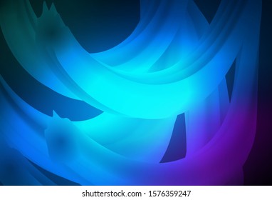 Dark Pink, Blue vector colorful blur backdrop. Glitter abstract illustration with gradient design. New style for your business design.