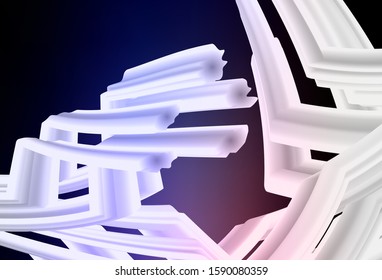 Dark Pink, Blue vector colorful abstract texture. Abstract colorful illustration with gradient. New style for your business design.