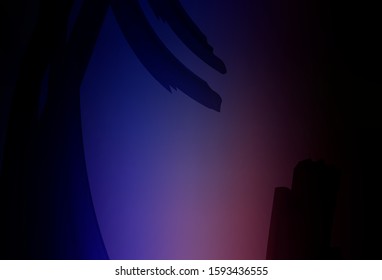 Dark Pink, Blue vector colorful abstract background. Modern abstract illustration with gradient. New way of your design.