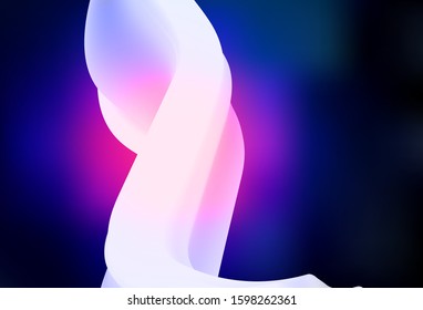 Dark Pink, Blue vector colorful blur background. Shining colorful illustration in smart style. Blurred design for your web site.