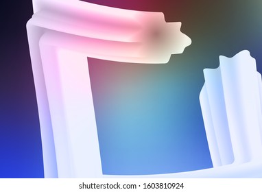 Dark Pink, Blue vector colorful abstract texture. Modern abstract illustration with gradient. Blurred design for your web site.