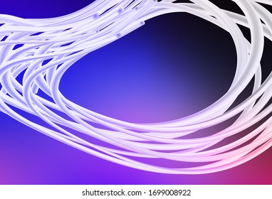 Dark Pink, Blue vector colorful abstract background. A completely new colored illustration in blur style. Background for designs.