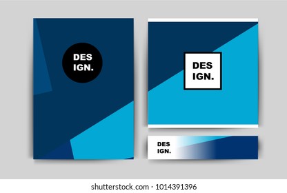Dark Pink, Blue vector cover for Envelopes. Abstract booklet on colored background with gradient. Pattern for ads, leaflets, labels of your business.