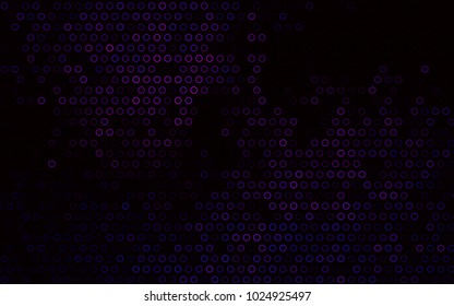 Dark Pink, Blue vector  cover with spots. Illustration with set of shining colorful abstract circles. Completely new template for your brand book.