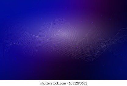 Dark Pink, Blue vector cover with spots. Glitter abstract illustration with blurred drops of rain. Beautiful design for your business natural advert.