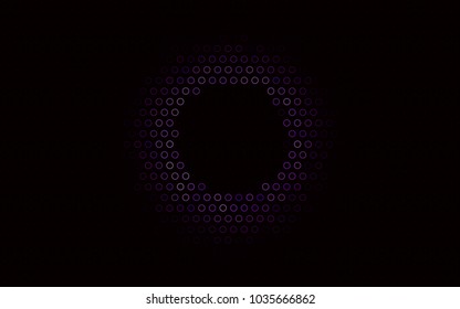 Dark Pink, Blue vector  cover with spots. Beautiful colored illustration with blurred circles in nature style. Beautiful design for your business natural advert.