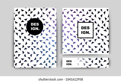 Dark Pink, Blue vector cover for Envelopes. Glitter abstract design concept with text box. Pattern for ads, leaflets, labels of your business.