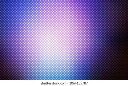 Dark Pink, Blue vector cover with spots. Blurred decorative design in abstract style with bubbles. Pattern can be used for beautiful websites.