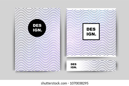 Dark Pink, Blue vector cover for Envelopes. Web interface on abstract background with colorful gradient. Beautiful design for cover of notepads.