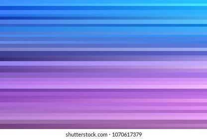 Dark Pink, Blue vector cover with long lines. Lines on blurred abstract background with gradient. The pattern can be used for websites.