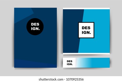 Dark Pink, Blue vector cover for Envelopes. Blurred decorative design in abstract style with textbox. Pattern for ads, leaflets, labels of your business.