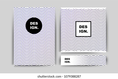 Dark Pink, Blue vector cover for Envelopes. Glitter abstract design concept with text box. Completely new template for your brand book.