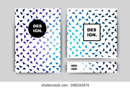 Dark Pink, Blue vector cover for Envelopes. Modern abstract design concept with colorful gradient. Pattern can be used as a template for calendars.