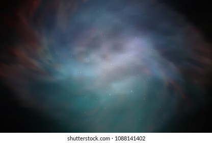 Dark Pink, Blue vector cover with astronomical stars. Glitter abstract illustration with colorful cosmic stars. Pattern for astrology websites.
