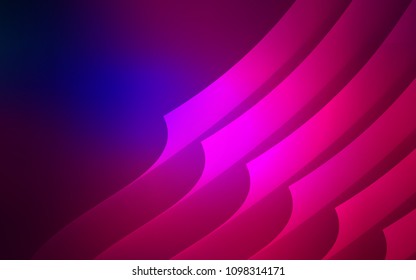 Dark Pink, Blue vector cover with stright stripes. Modern geometrical abstract illustration with Lines. Best design for your ad, poster, banner.
