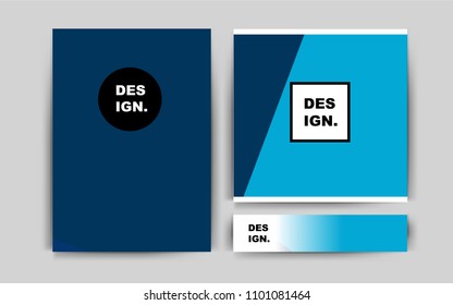 Dark Pink, Blue vector cover for Envelopes. Booklet with textbox on colorful abstract background. The pattern can be used for any ad, booklets.