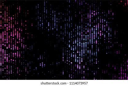 Dark Pink, Blue vector  cover with spots. Modern abstract illustration with colorful water drops. New design for ad, poster, banner of your website.