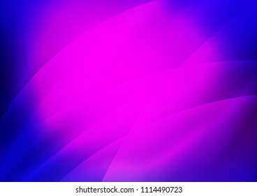 Dark Pink, Blue vector cover with long lines. Modern geometrical abstract illustration with staves. The template can be used as a background.