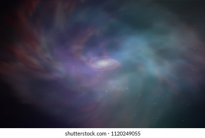 Dark Pink, Blue vector cover with astronomical stars. Shining illustration with sky stars on abstract template. Pattern for astrology websites.