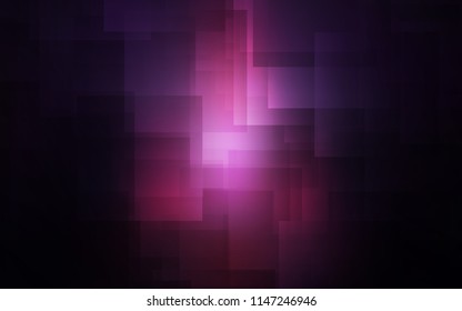 Dark Pink, Blue vector cover with stright stripes. Lines on blurred abstract background with gradient. Template for your beautiful backgrounds.