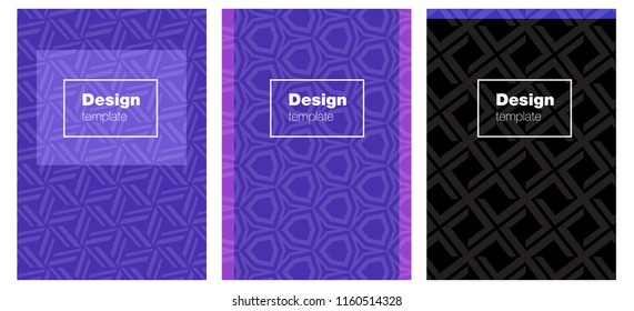 Dark Pink, Blue vector cover for notebooks. Web interface on abstract background with colorful gradient. Template for magazines, jurnals.