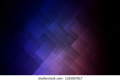 Dark Pink, Blue vector cover with stright stripes. Glitter abstract illustration with colored sticks. Pattern for your busines websites.