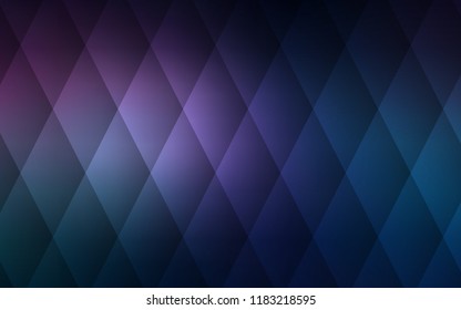 Dark Pink, Blue vector cover in polygonal style. Decorative design in abstract style with rectangles. Modern template for your landing page.