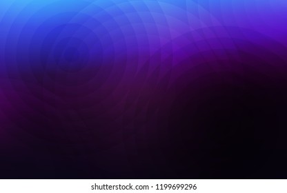 Dark Pink, Blue vector cover with spots. Blurred decorative design in abstract style with bubbles. Pattern can be used for ads, leaflets.