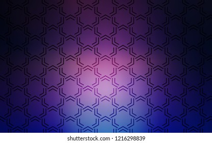 Dark Pink, Blue vector cover with stright stripes. Modern geometrical abstract illustration with Lines. Best design for your ad, poster, banner.