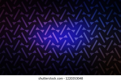 Dark Pink, Blue vector cover with polygonal style. Triangles on abstract background with colorful gradient. Pattern for websites.