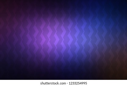 Dark Pink, Blue vector cover with stright stripes. Blurred decorative design in simple style with lines. Smart design for your business advert.
