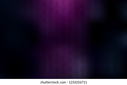 Dark Pink, Blue vector cover with polygonal style. Modern abstract illustration with colorful triangles. Best design for poster, banner.
