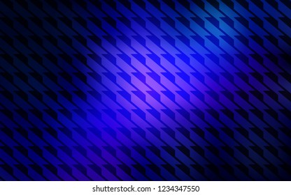 Dark Pink, Blue vector cover with stright stripes. Shining colored illustration with sharp stripes. Template for your beautiful backgrounds.