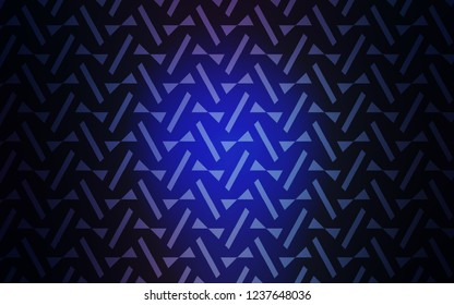 Dark Pink, Blue vector cover with polygonal style. Modern abstract illustration with colorful triangles. Best design for poster, banner.