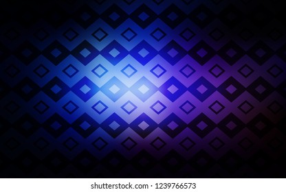 Dark Pink, Blue vector cover in polygonal style. Modern abstract illustration with colorful rectangles. Modern template for your landing page.