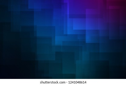 Dark Pink, Blue vector cover with stright stripes. Modern geometrical abstract illustration with Lines. The pattern for ad, booklets, leaflets.