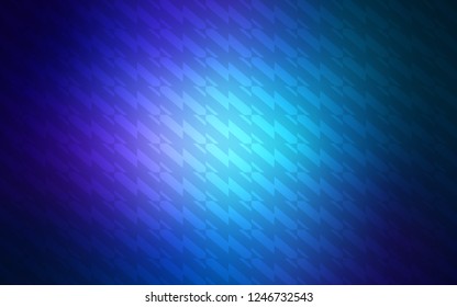 Dark Pink, Blue vector cover with stright stripes. Shining colored illustration with sharp stripes. Pattern for your busines websites.
