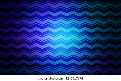 Dark Pink, Blue vector cover with stright stripes. Modern geometrical abstract illustration with Lines. Best design for your ad, poster, banner.
