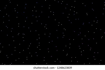 Dark Pink, Blue vector cover with small and big stars. Shining colored illustration with stars. The pattern can be used for websites.