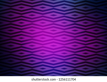 Dark Pink, Blue vector cover in polygonal style. Beautiful illustration with triangles in nature style. Pattern for busines ad, booklets, leaflets